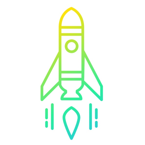 L'immagine di un razzo per rappresentare le startup